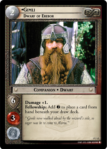 Gimli, Dwarf of Erebor